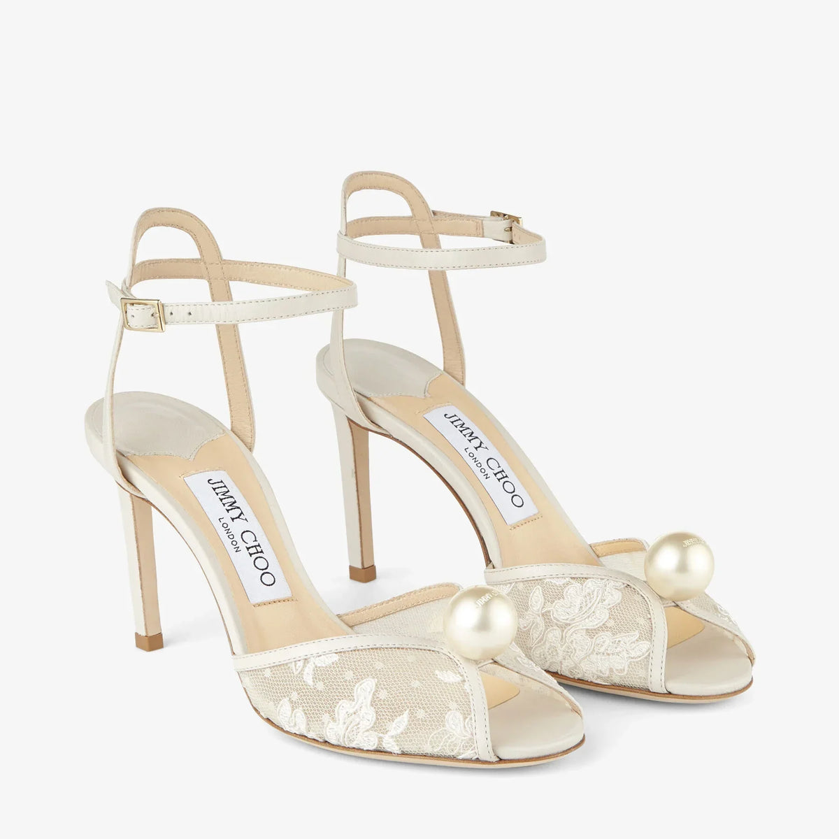 CHOO LACE PEARL HEELS