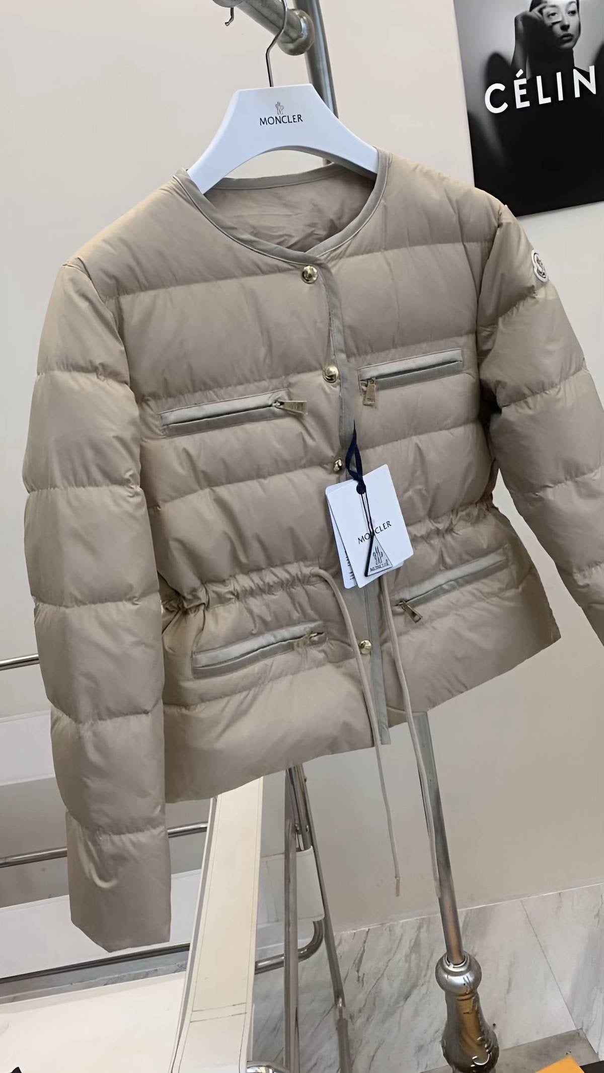 BEIGE GIRLY COAT
