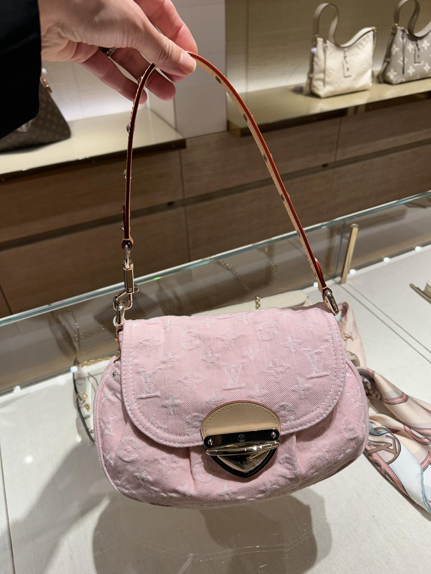 "SUNSET MOLOGRAN" LV BAG PINK