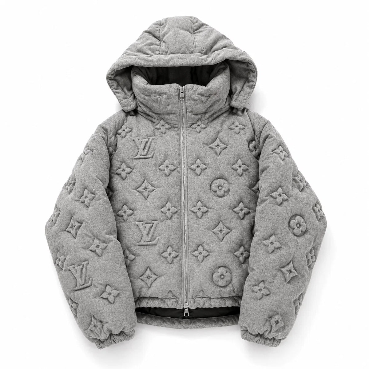 ICONIC PUFFER COAT GREY - PREMIUM QUALITY