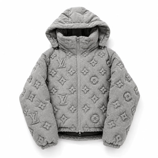 ICONIC PUFFER COAT GREY