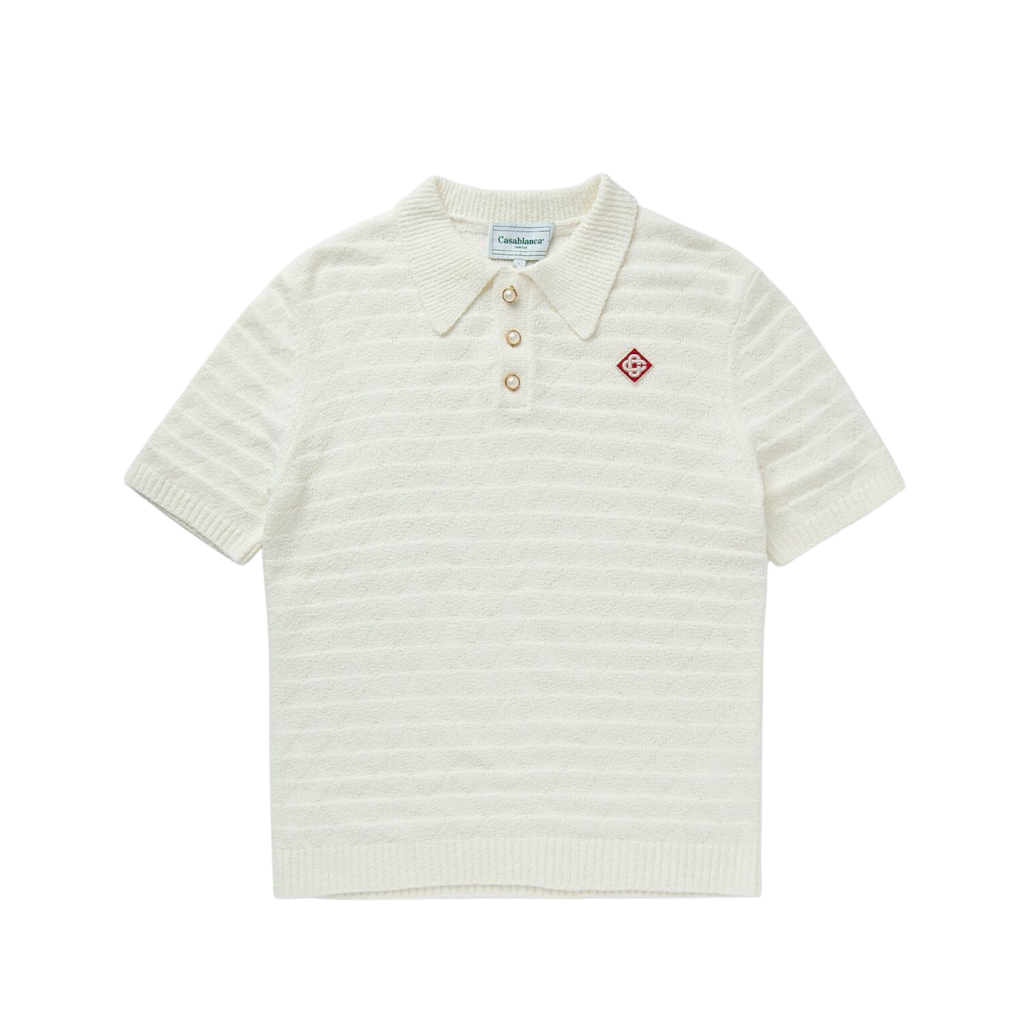 "Casa" White Polo