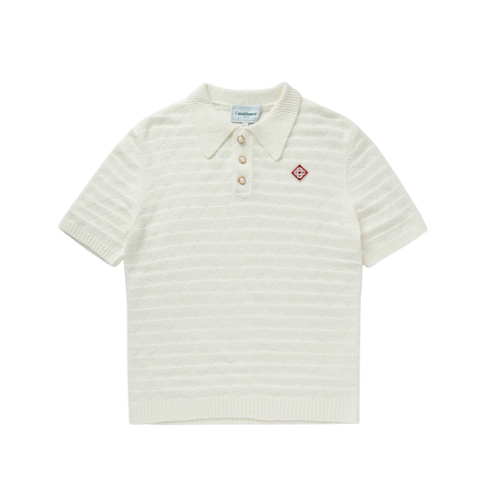 "Casa" White Polo