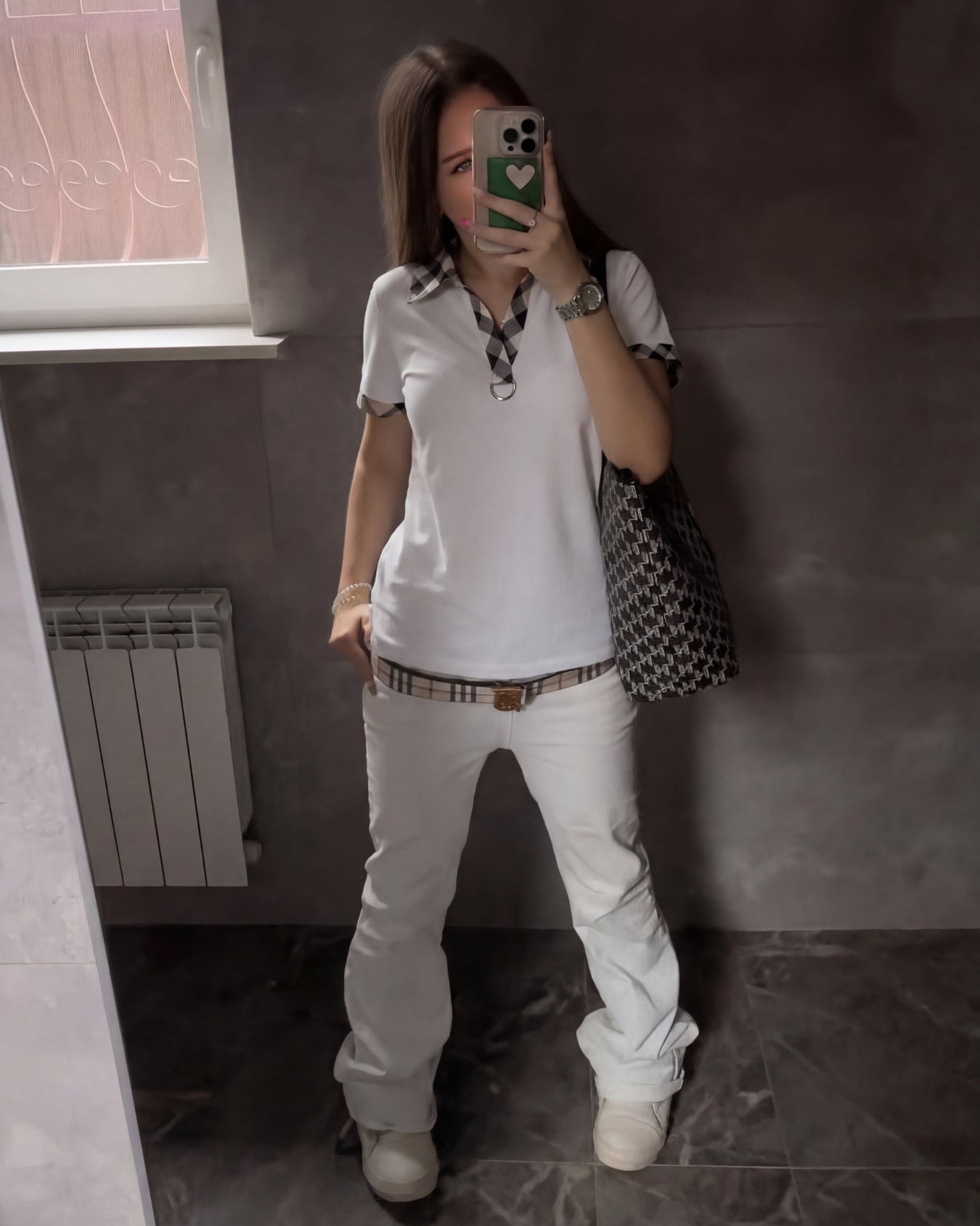 Checked Polo